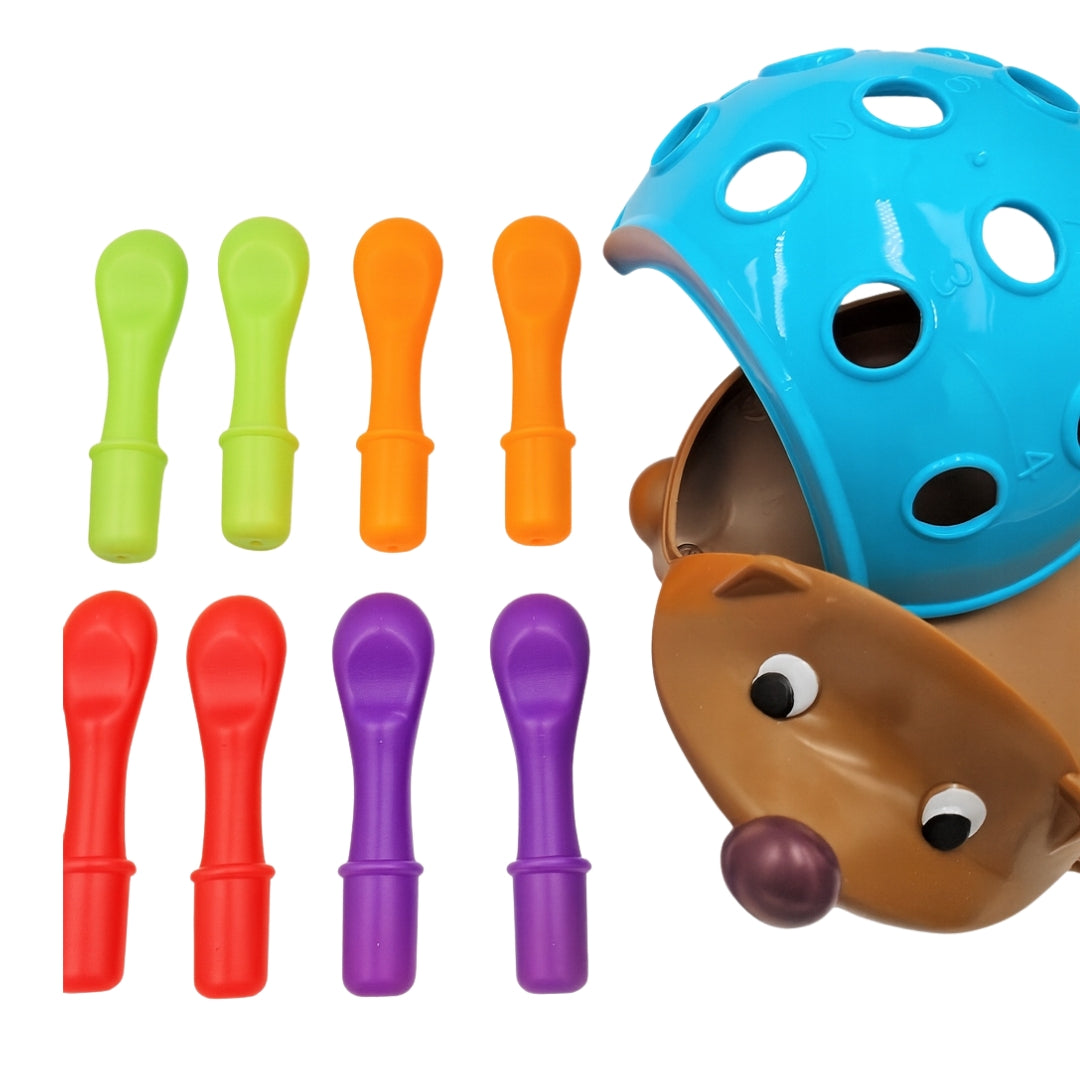 Educational puzzle toy Hedgehog with spikes