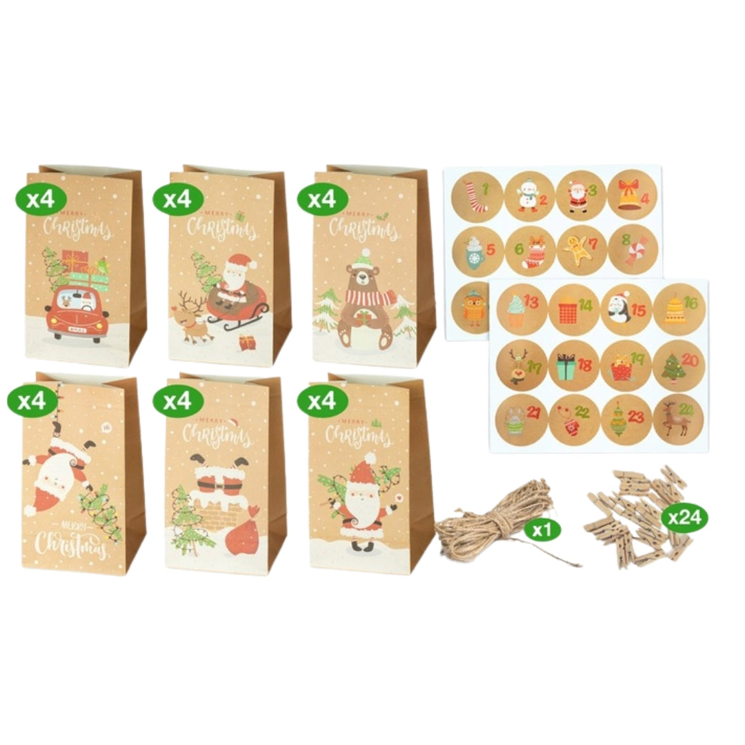 DIY Advent Calendar, Eco-Friendly Paper