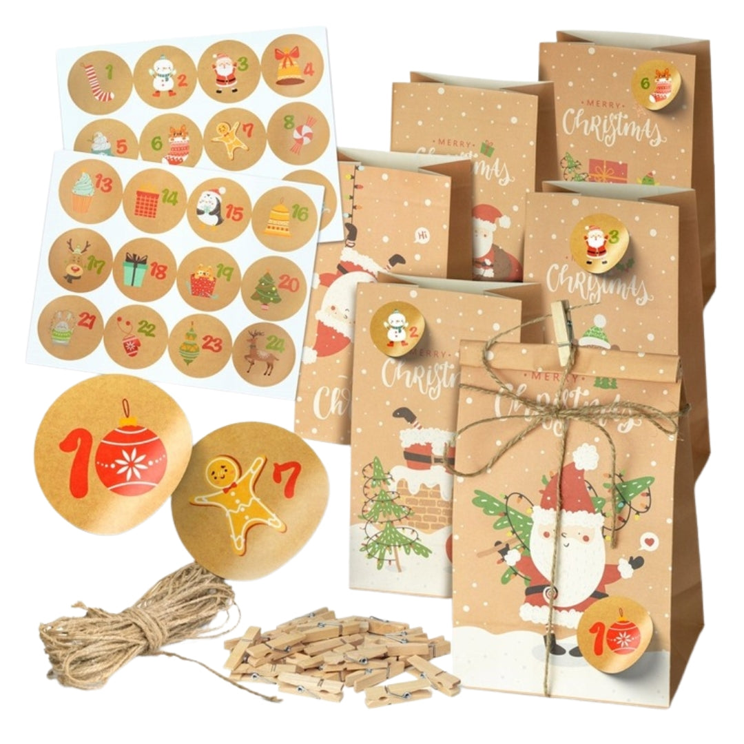 DIY Advent Calendar, Eco-Friendly Paper