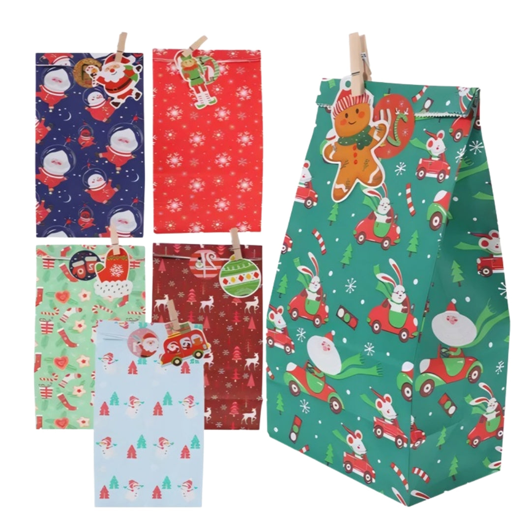 Christmas Advent Calendar, Gift Bags