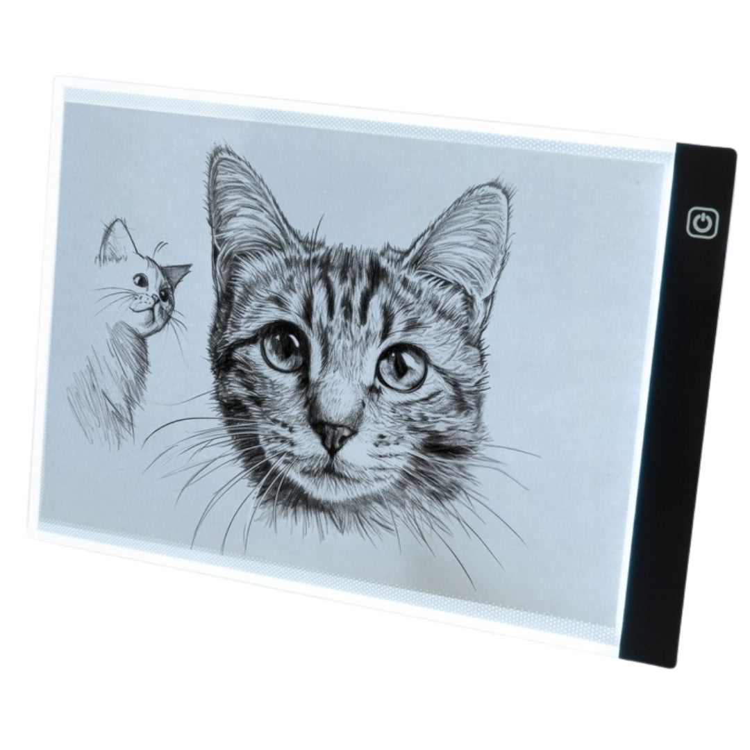 Podświetlana kalka A4 na tablet, deska kreślarska