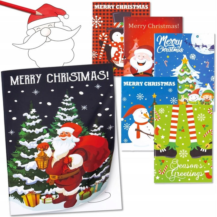 Christmas coloring pages for kids - set