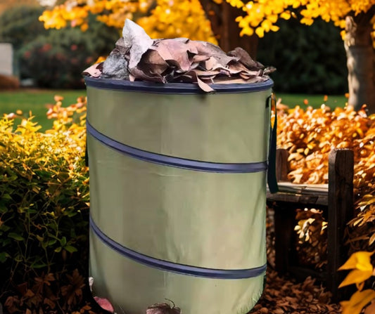 Składany ogrodowy kosz na liście, odpady ogrodowe