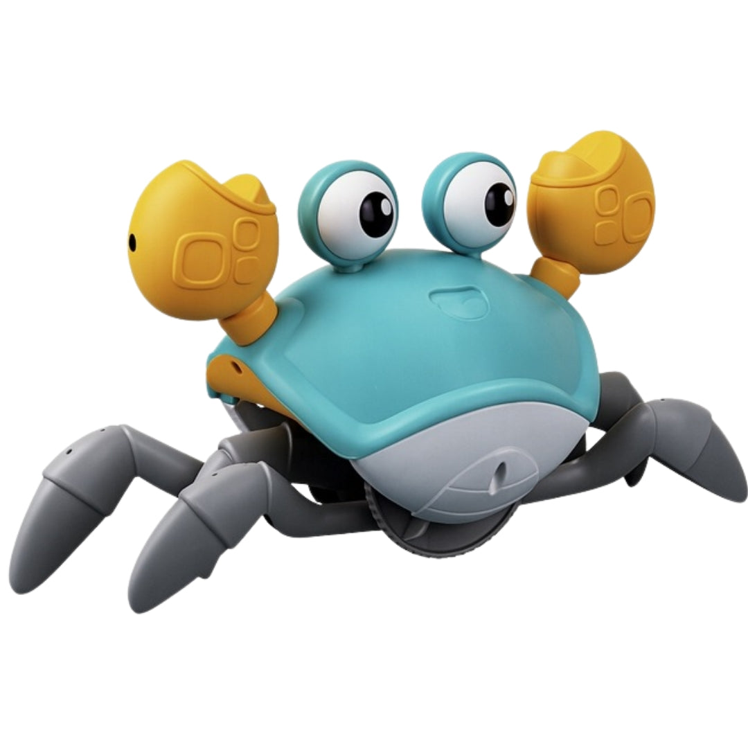Running crab - a stimulating toy that helps with crawling