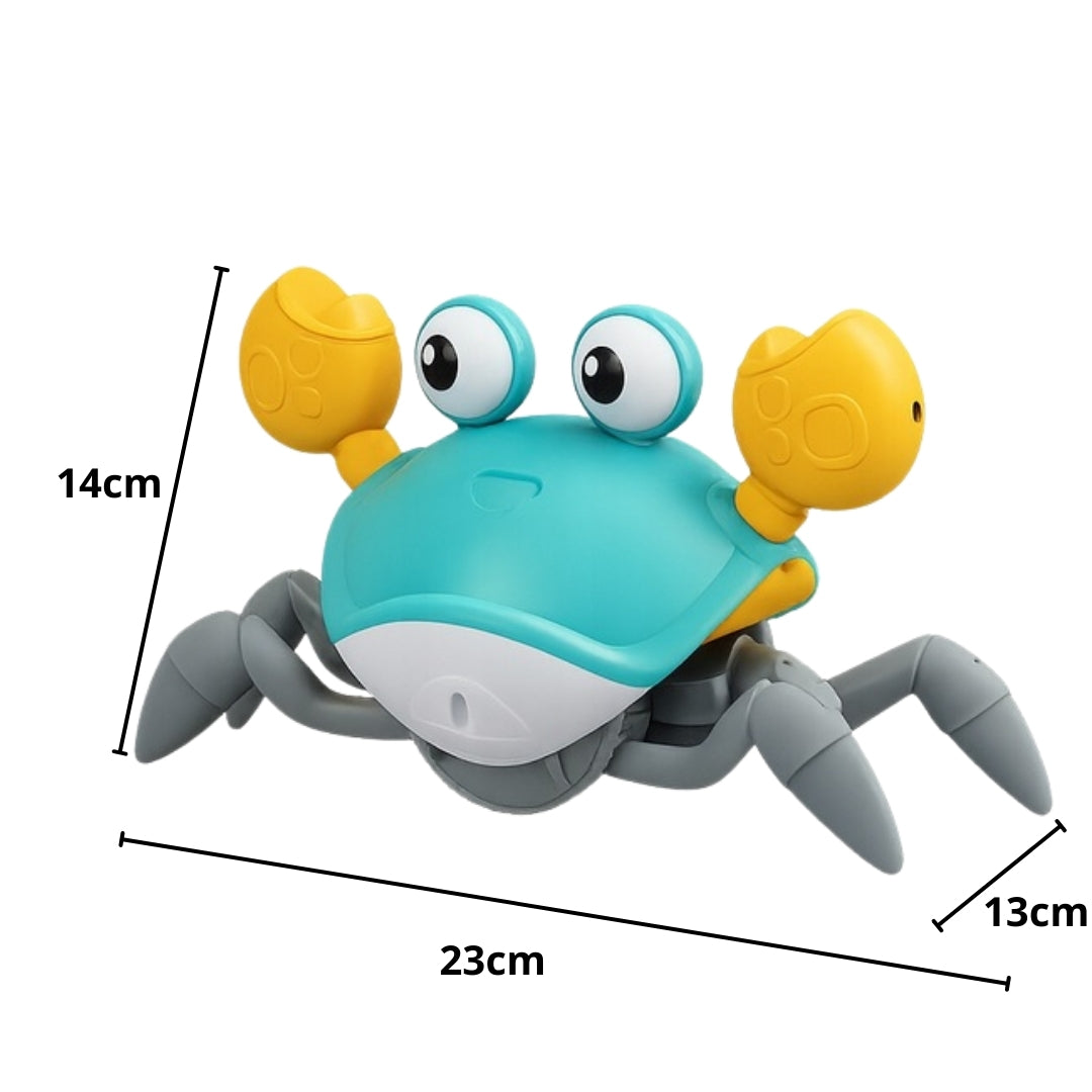 Running crab - a stimulating toy that helps with crawling