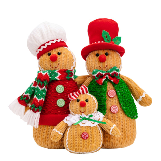 Figurka świąteczna - rodzinka Pierników - OZDOBA ŚWIĄTECZNA