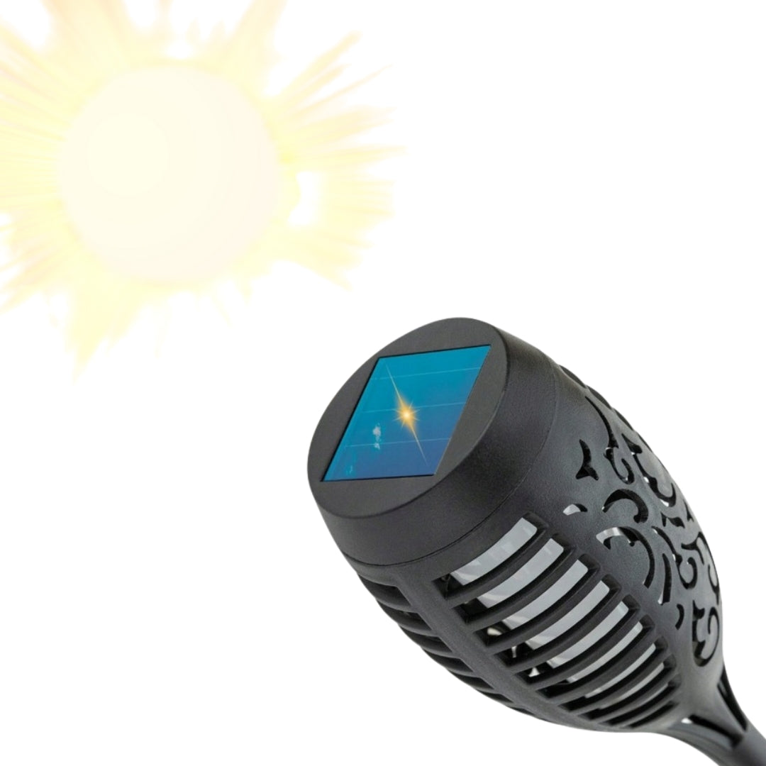 Lampa solarna pochodnia zestaw 8szt