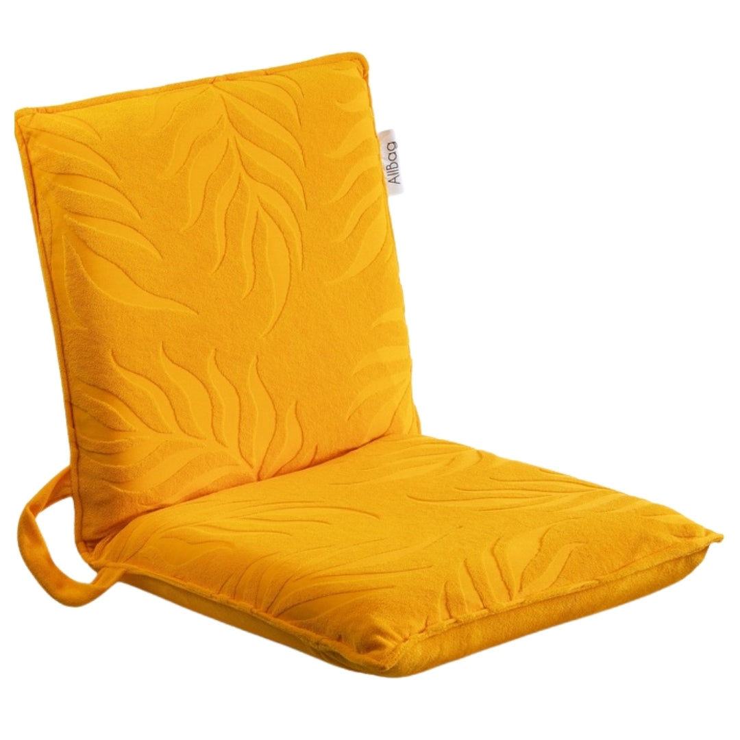 Zestaw wakacyjny leżak, ręczniko-torba POMARAŃCZOWY