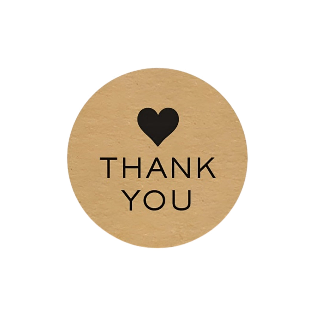 Stickers for gifts, presents, boxes - CHRISTMAS STICKERS - "THANK YOU"