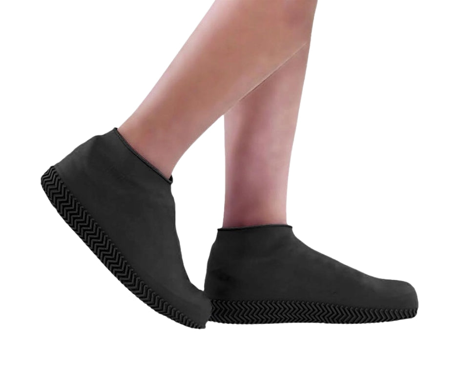 Waterproof anti-slip shoe covers