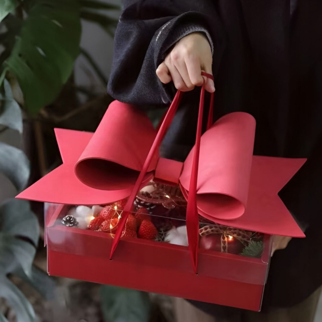 Paper gift box - LARGE with a BOW