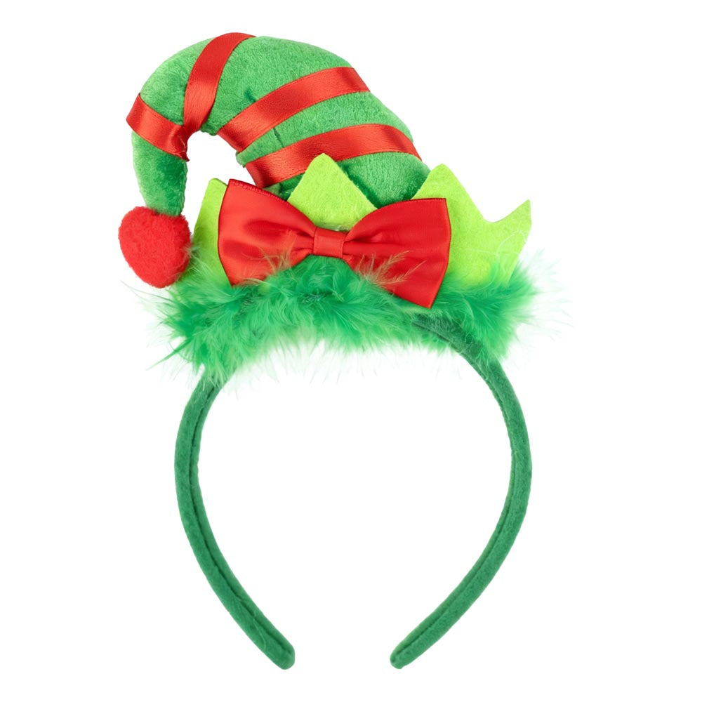 Christmas headband, Christmas decoration - ELF HEADBAND, SANTA'S HELPER