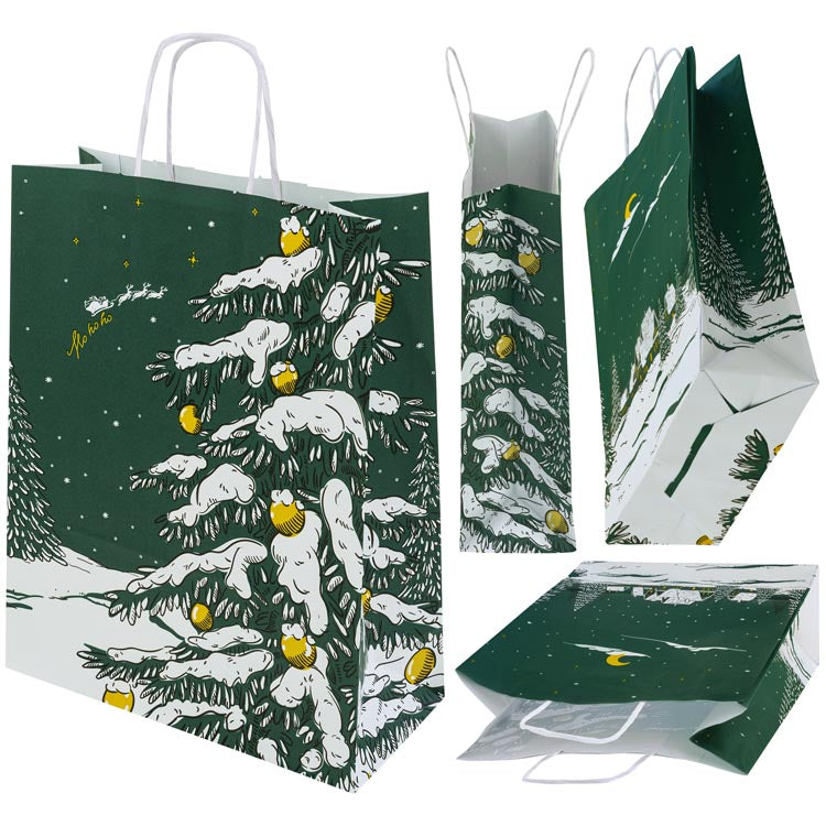 Świąteczna torba papierowa - seria "Christmas"