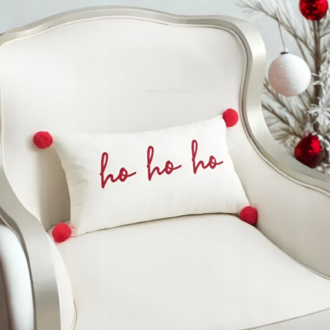 Christmas DECORATIVE pillow - HOHOHO