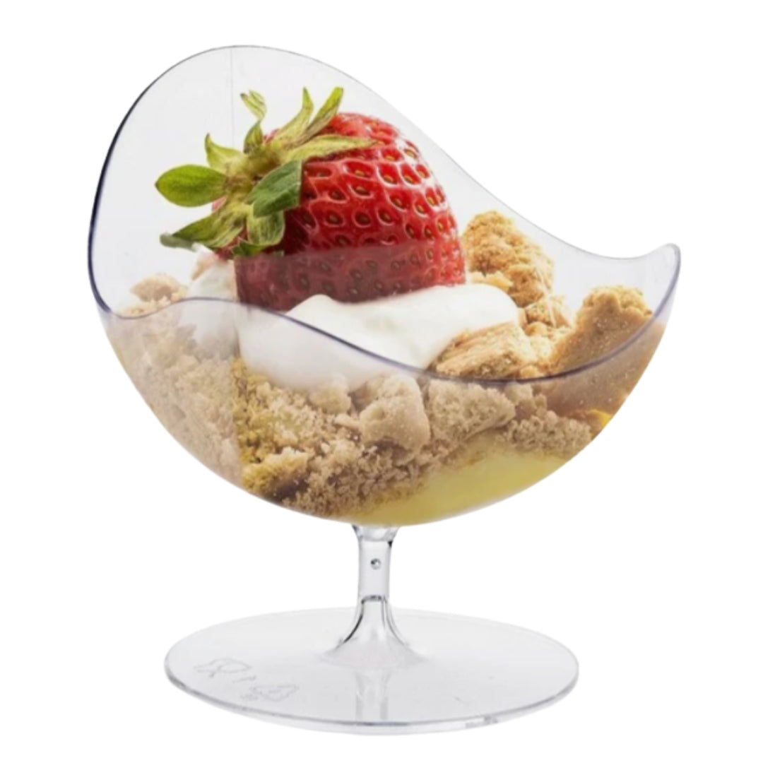 Pucharki do deserów na nóżce 50ml, 6 sztuk