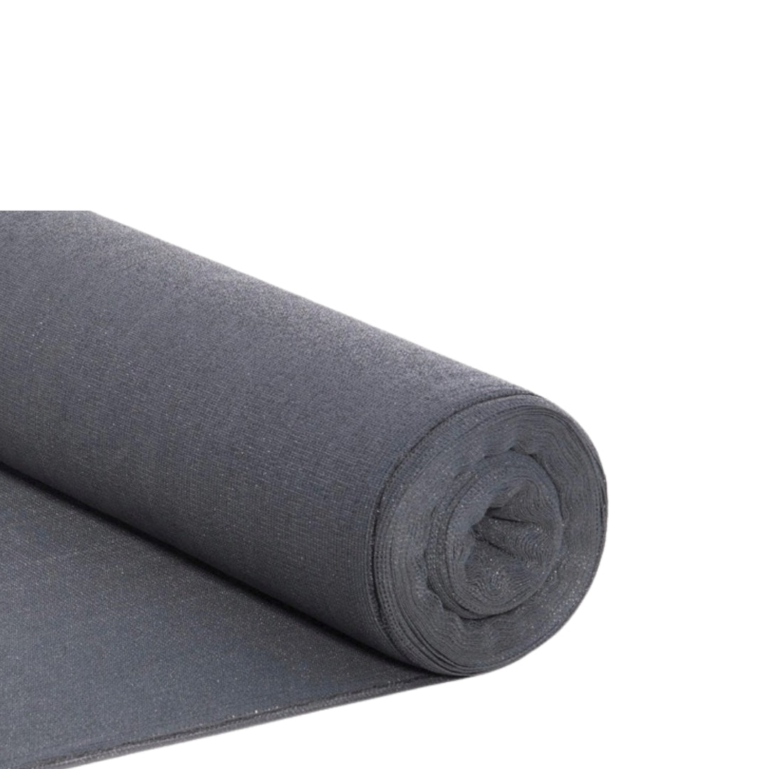 Siatka cieniująca osłonowa maskująca na ogrodzenie ANTRACYT 1.5m x 25m