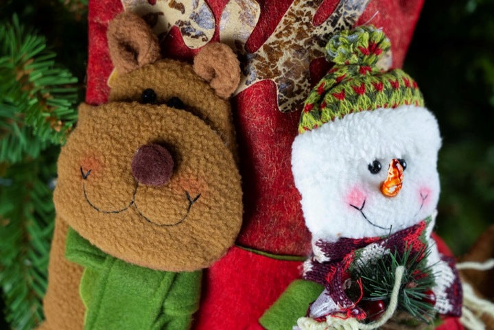 Large Christmas Stockings for Fireplace Gifts, PREMIUM! 3D