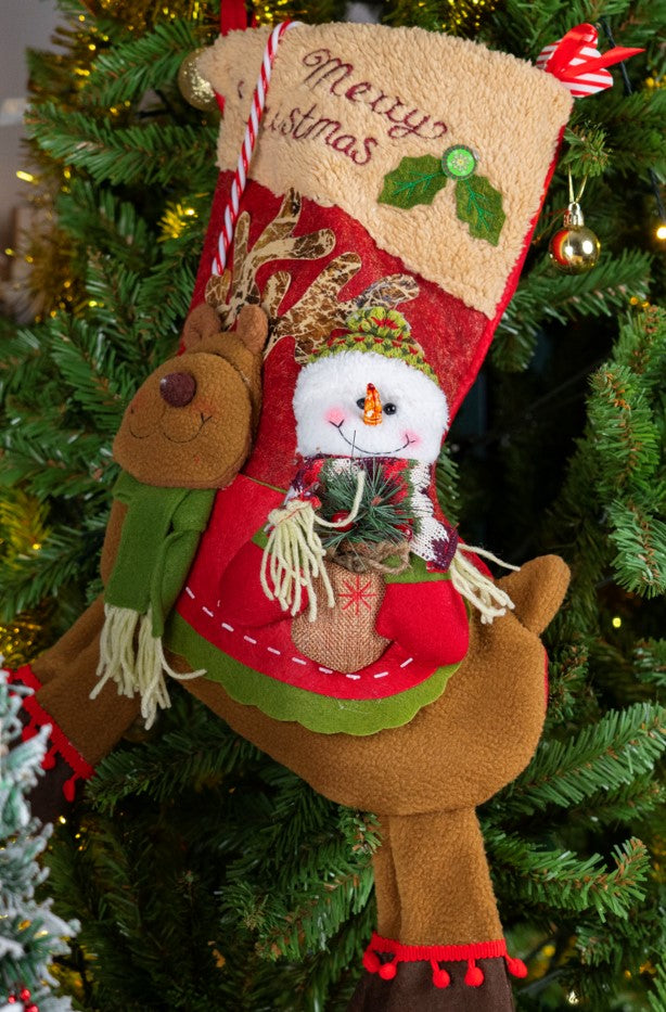 Large Christmas Stockings for Fireplace Gifts, PREMIUM! 3D