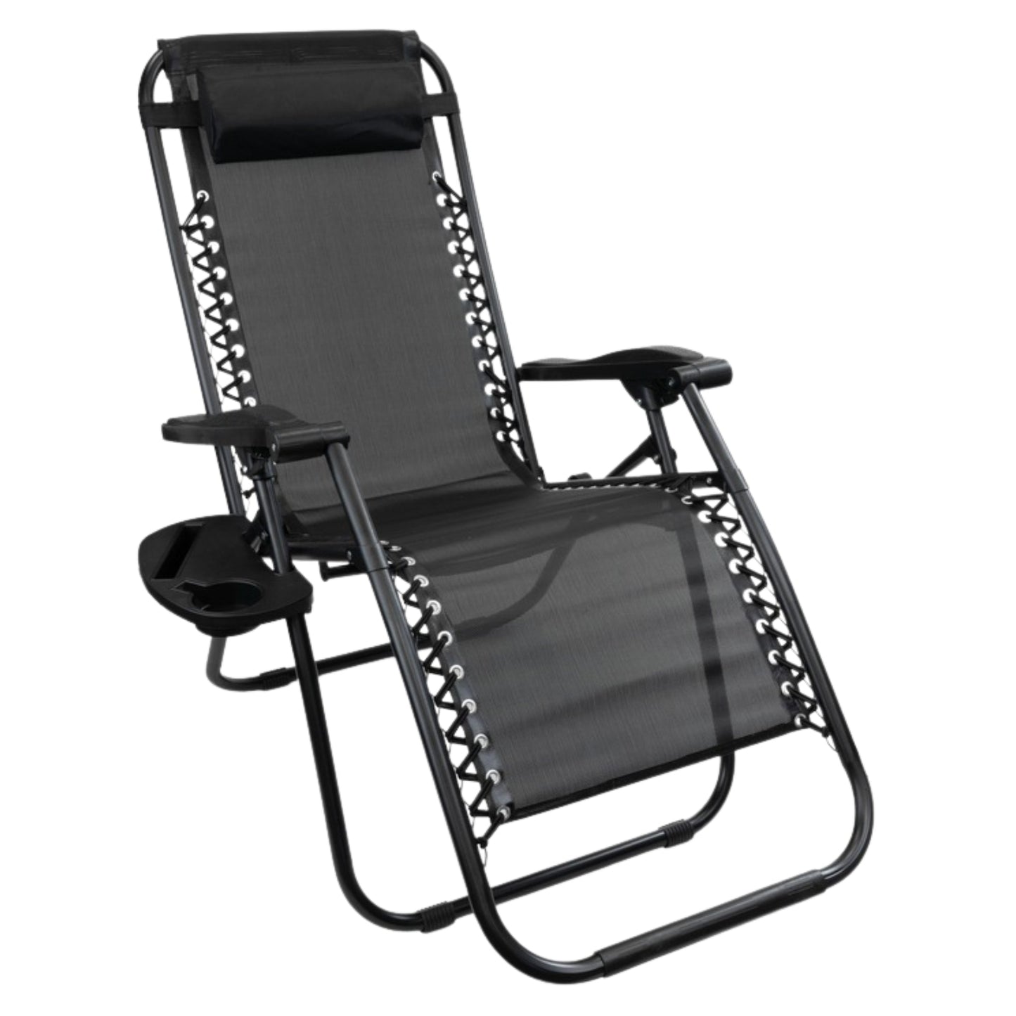 Składany leżak ogrodowy turystyczny 2 szt