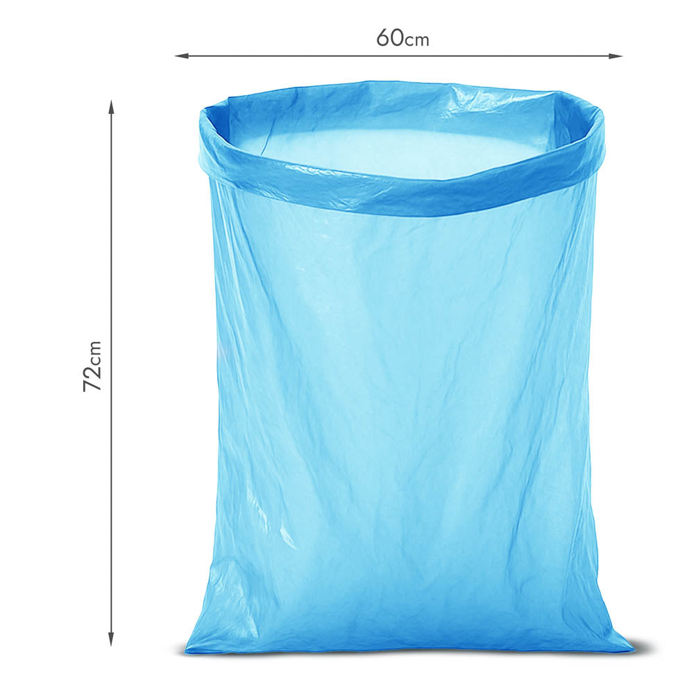 Worki na śmieci 60L niebieskie ALLBAG