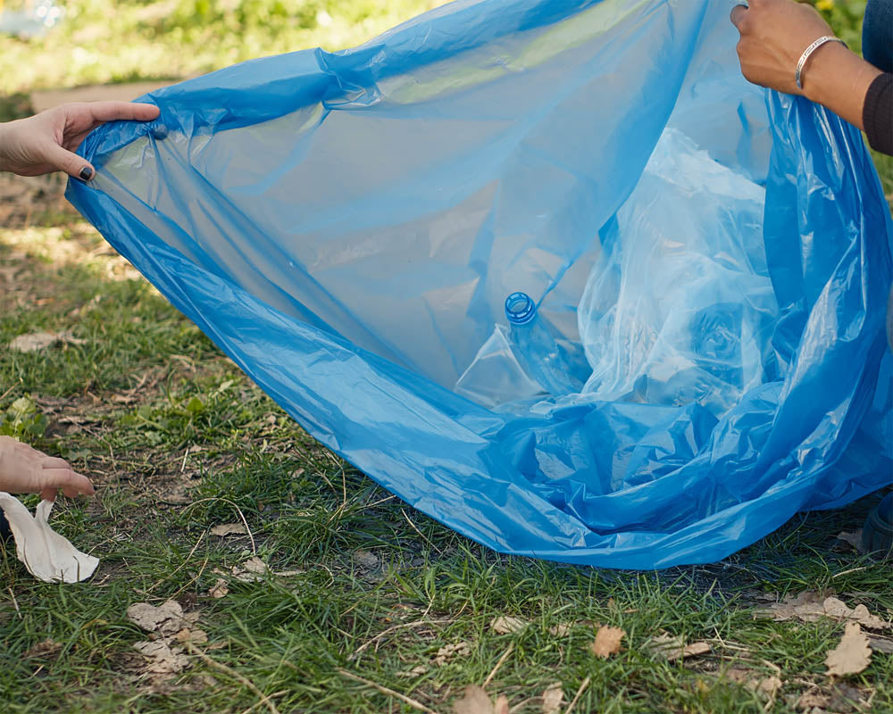 Worki na śmieci 60L niebieskie ALLBAG