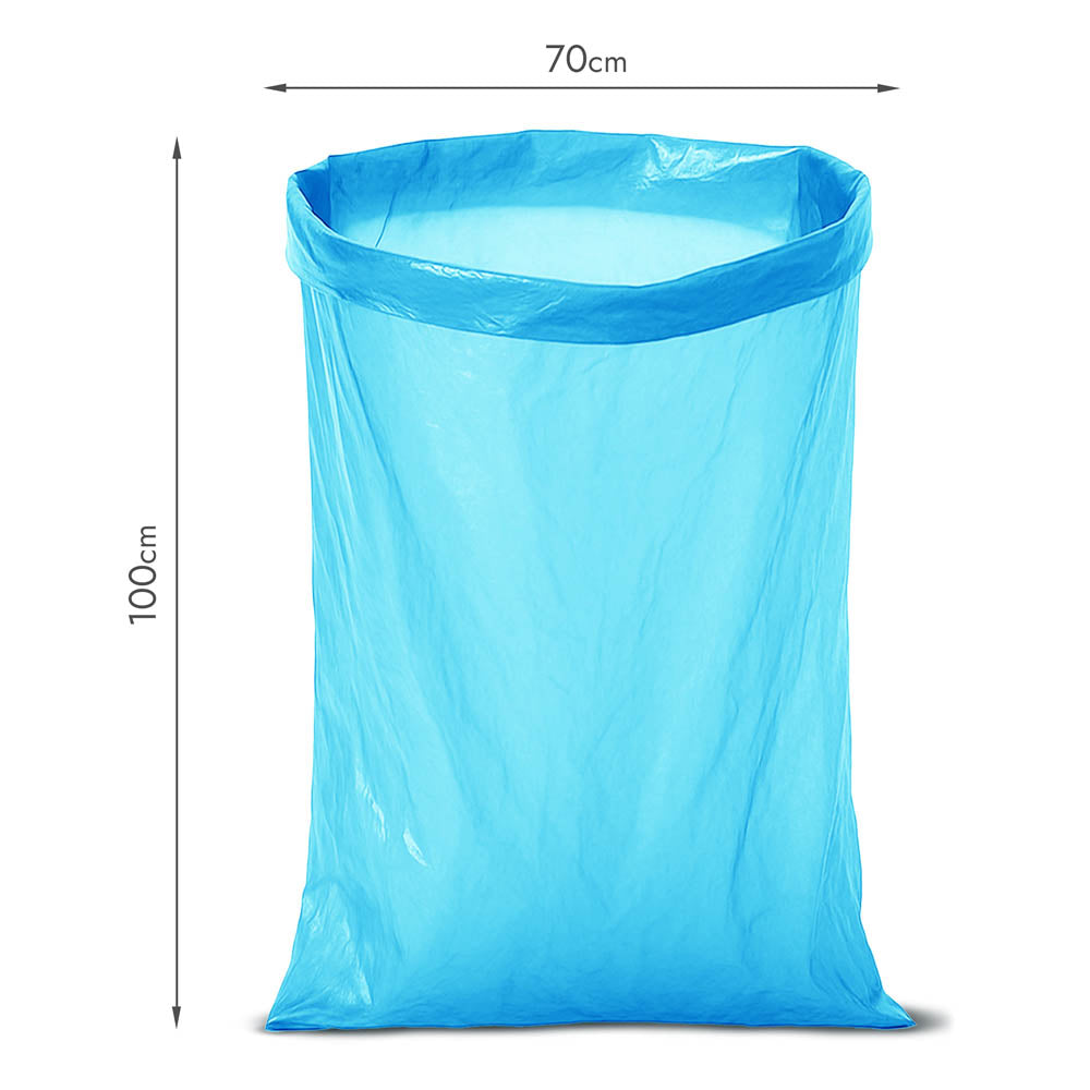 Worki na śmieci 120L niebieskie ALLBAG
