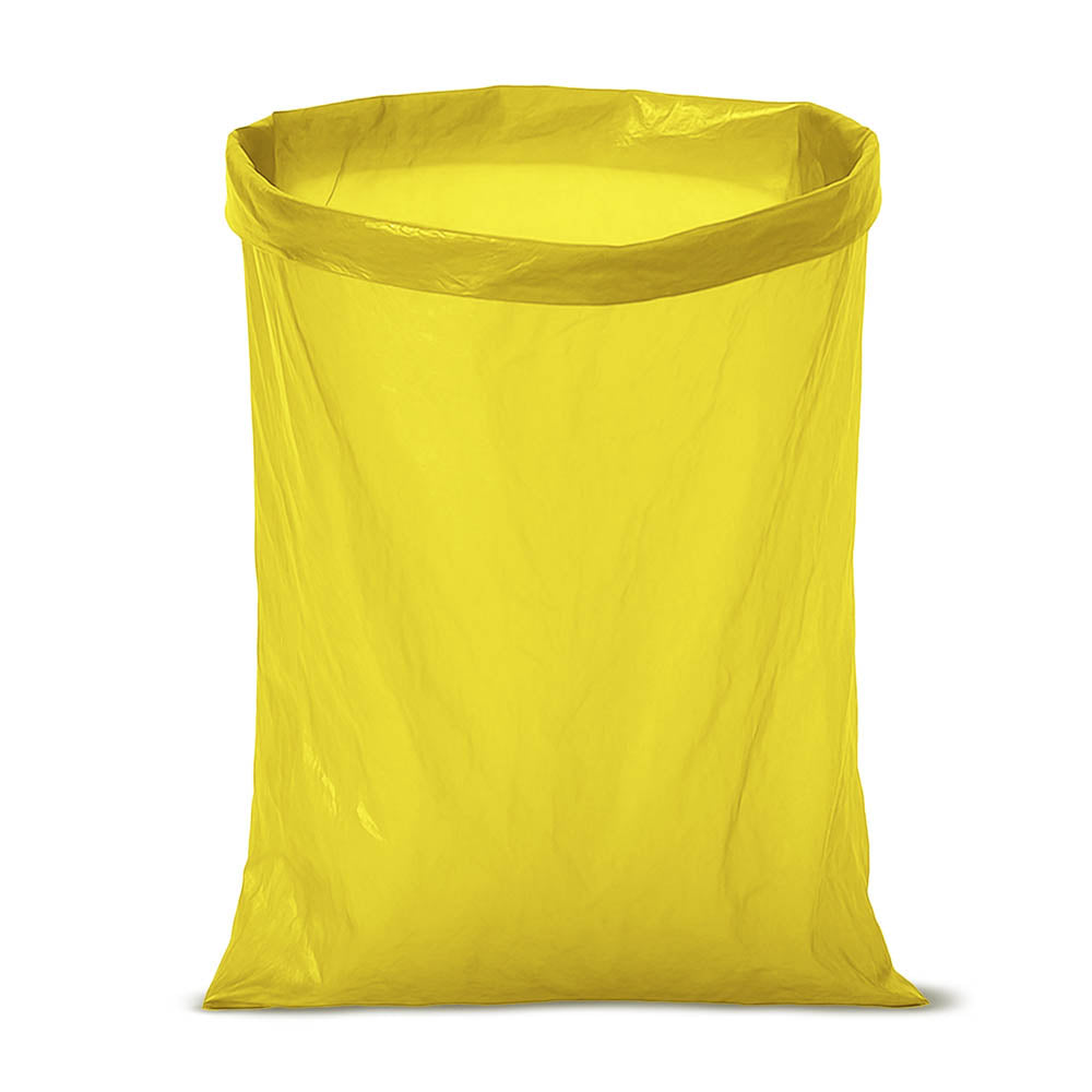 Worki na śmieci 60L żółte ALLBAG