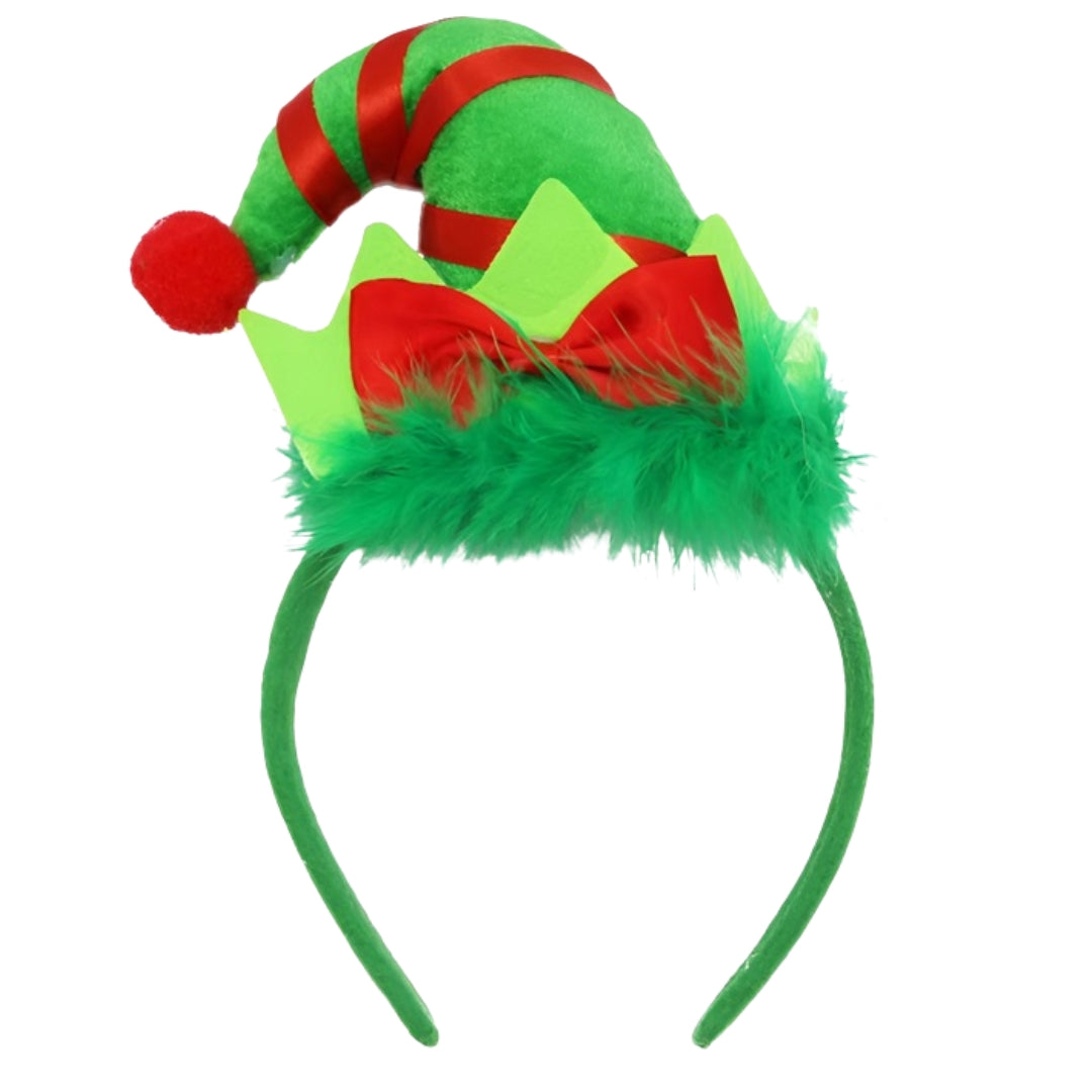 Christmas headband, Christmas decoration - ELF HEADBAND, SANTA'S HELPER