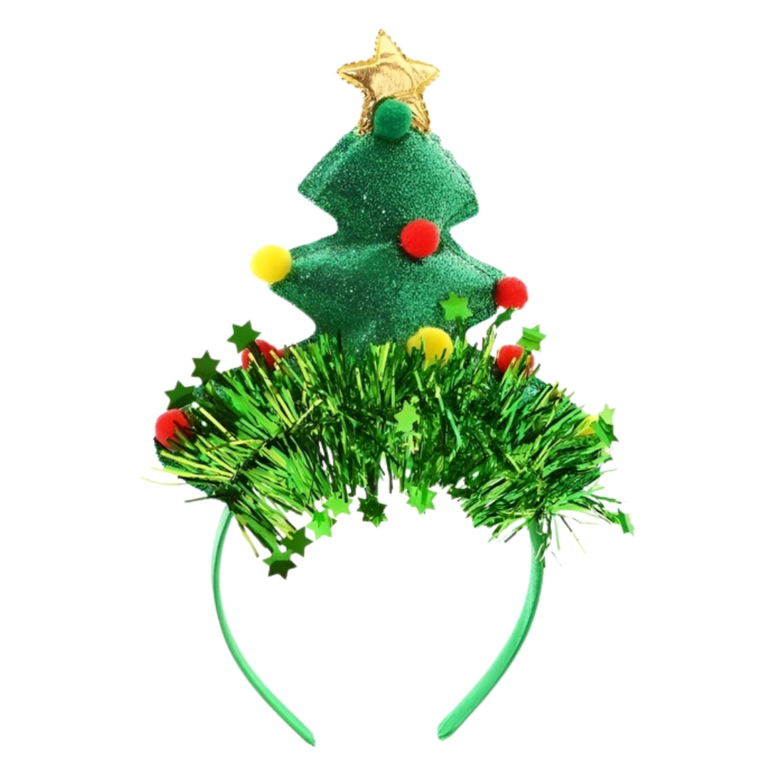 Christmas headband, Christmas decoration - CHRISTMAS TREE HEADBAND