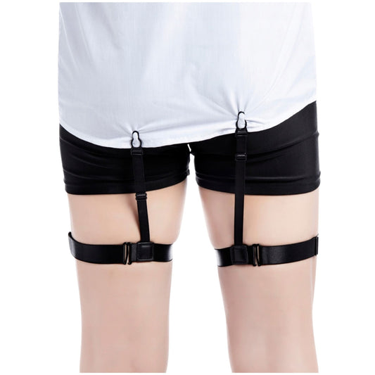 Szelki trzymające koszulę w spodniach, regulowane paski unisex do formalnych stylizacji – b2b allbag