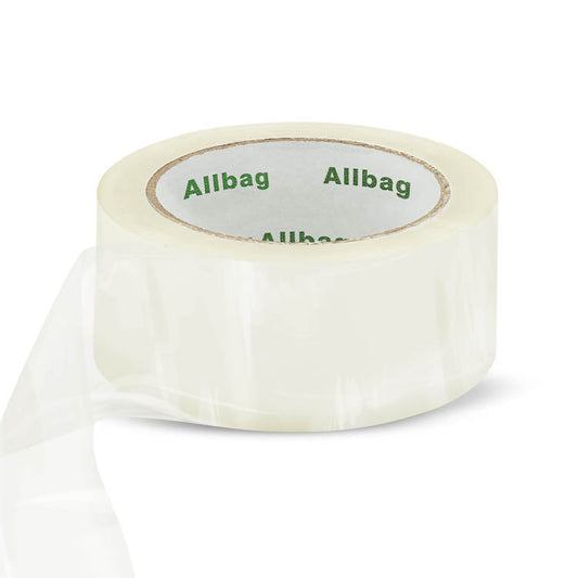 Taśma pakowa klejąca przezroczysta 48 mm x 45 m, akrylowa, idealna do pakowania i zabezpieczania przesyłek