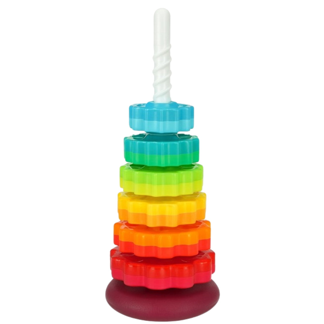 Twisted pyramid educational toy for children