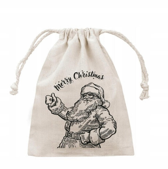 Christmas cotton bag 15cm x 20cm