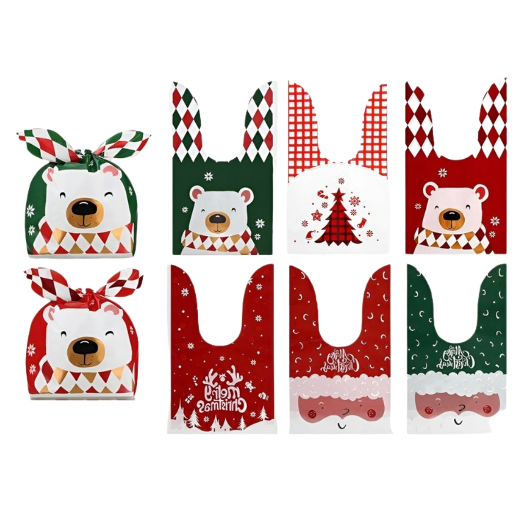 Christmas packaging, candy bags - 13 × 22 cm - SET OF 12