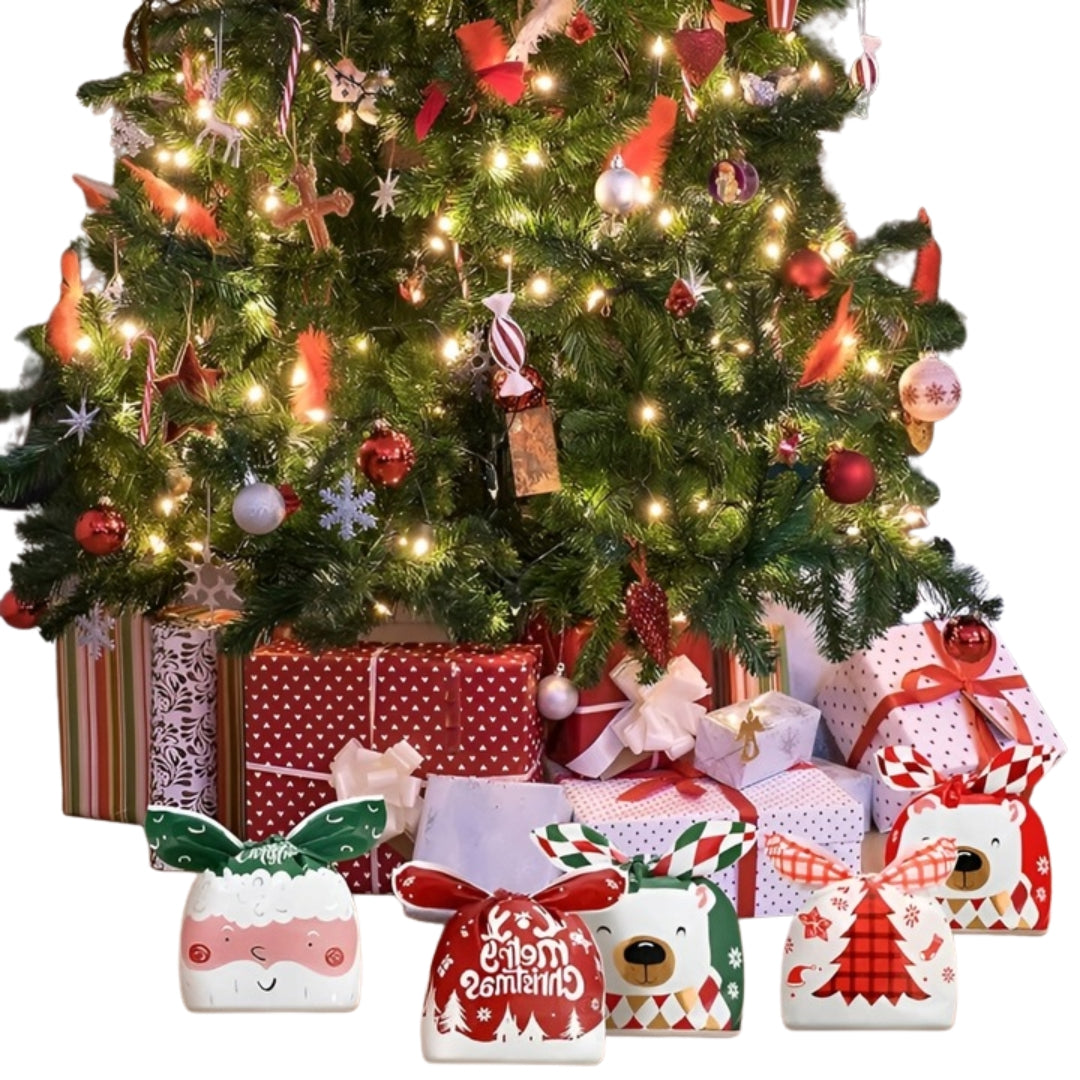 Christmas packaging, candy bags - 13 × 22 cm - SET OF 12