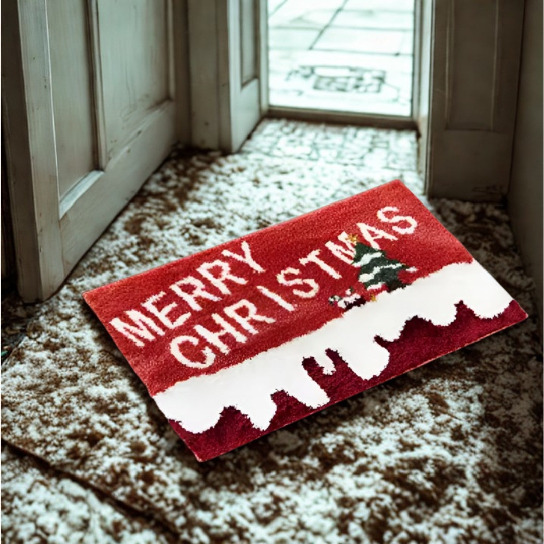 Dywanik świąteczny, wycieraczka - MERRY CHRISTMAS