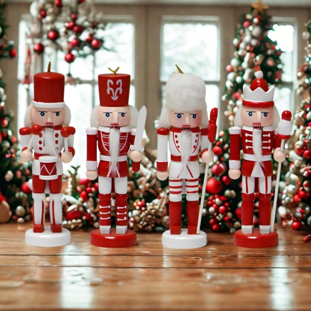 Figurki do zawieszenia - Dziadek do orzechów - ZAWIESZKI NA CHOINKĘ 4szt