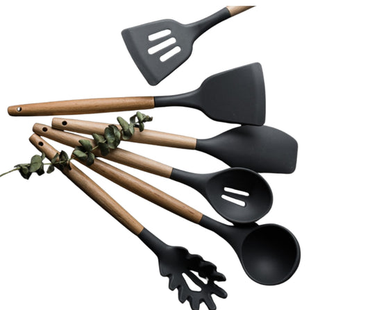 Zestaw silikonowych przyborów kuchennych 12szt