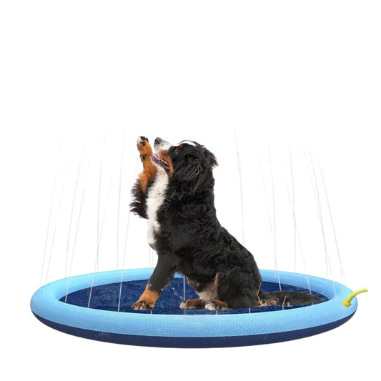 Zraszająca mata wodna dla psa i kota, chłodząca kurtyna do ogrodu dla zwierząt w upalne dni – b2b allbag