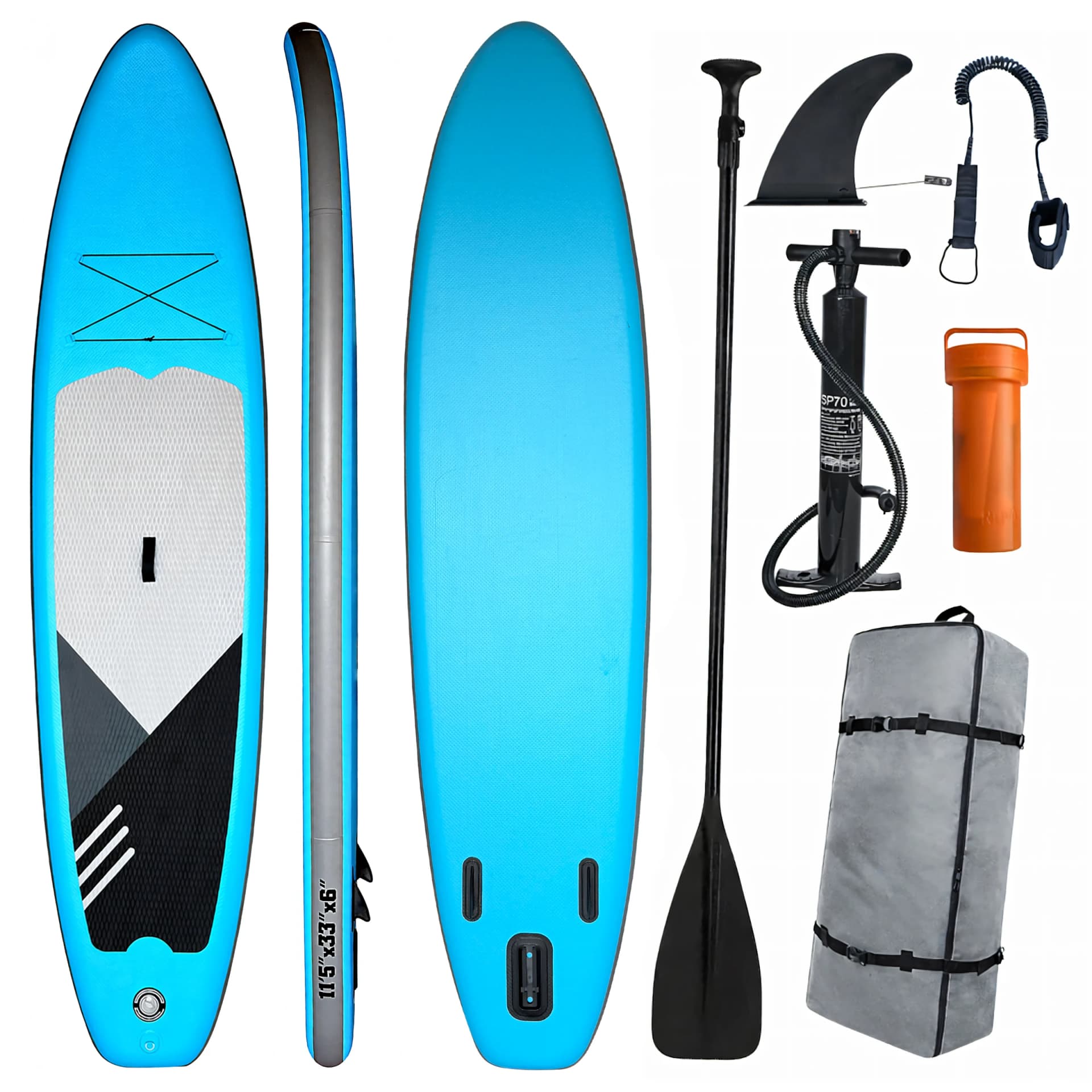 Deska SUP paddle board pompowana 350 cm z akcesoriami (paleta 24 szt.)