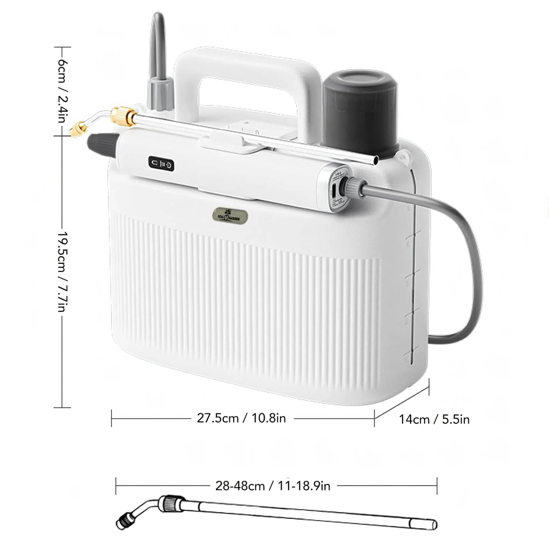 Opryskiwacz ogrodowy elektryczny akumulatorowy 5 l, 2200 mAh (paleta 160 szt.)