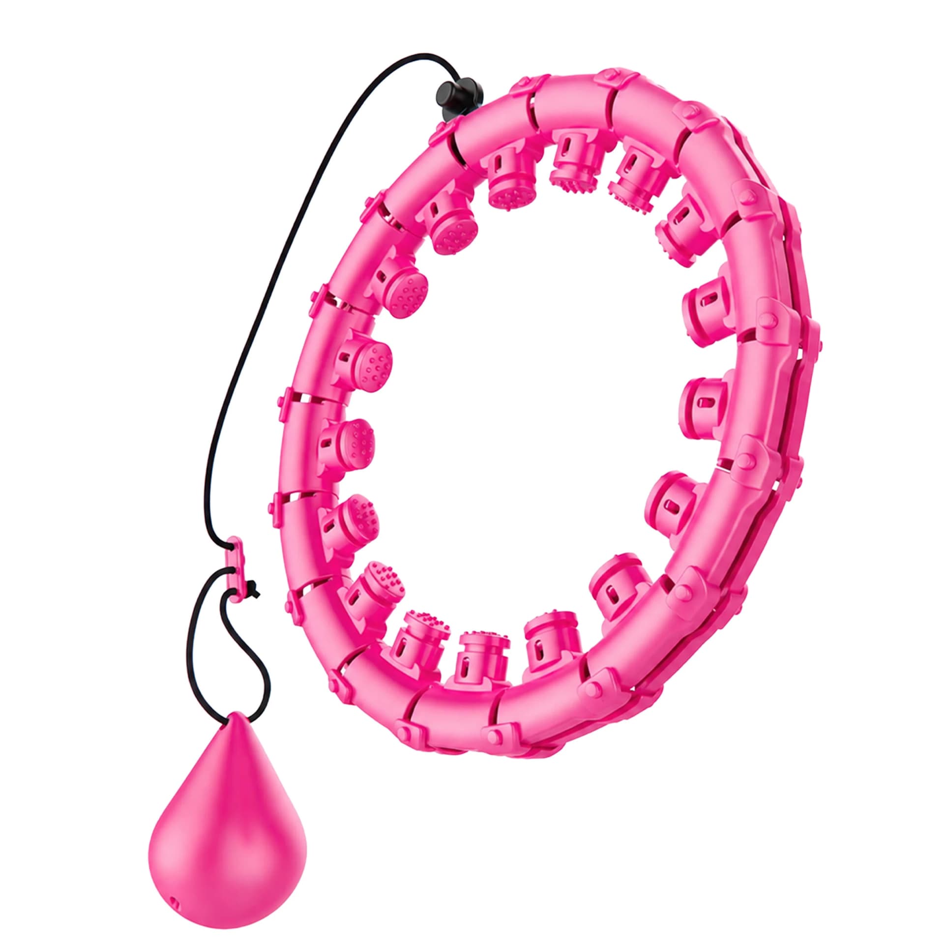 Hula hop z obciążeniem i wypustkami, składane, plus size (paleta 256 szt.)