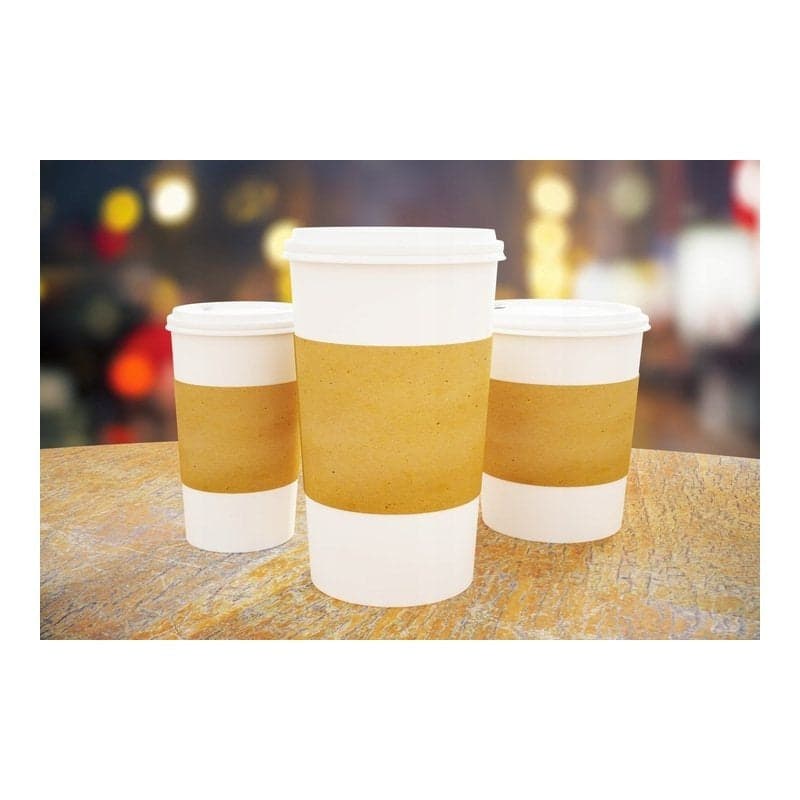 Kubeczki Papierowe Białe 250ml – 100 szt. | Ekologiczne | Do Kawy i Napoju