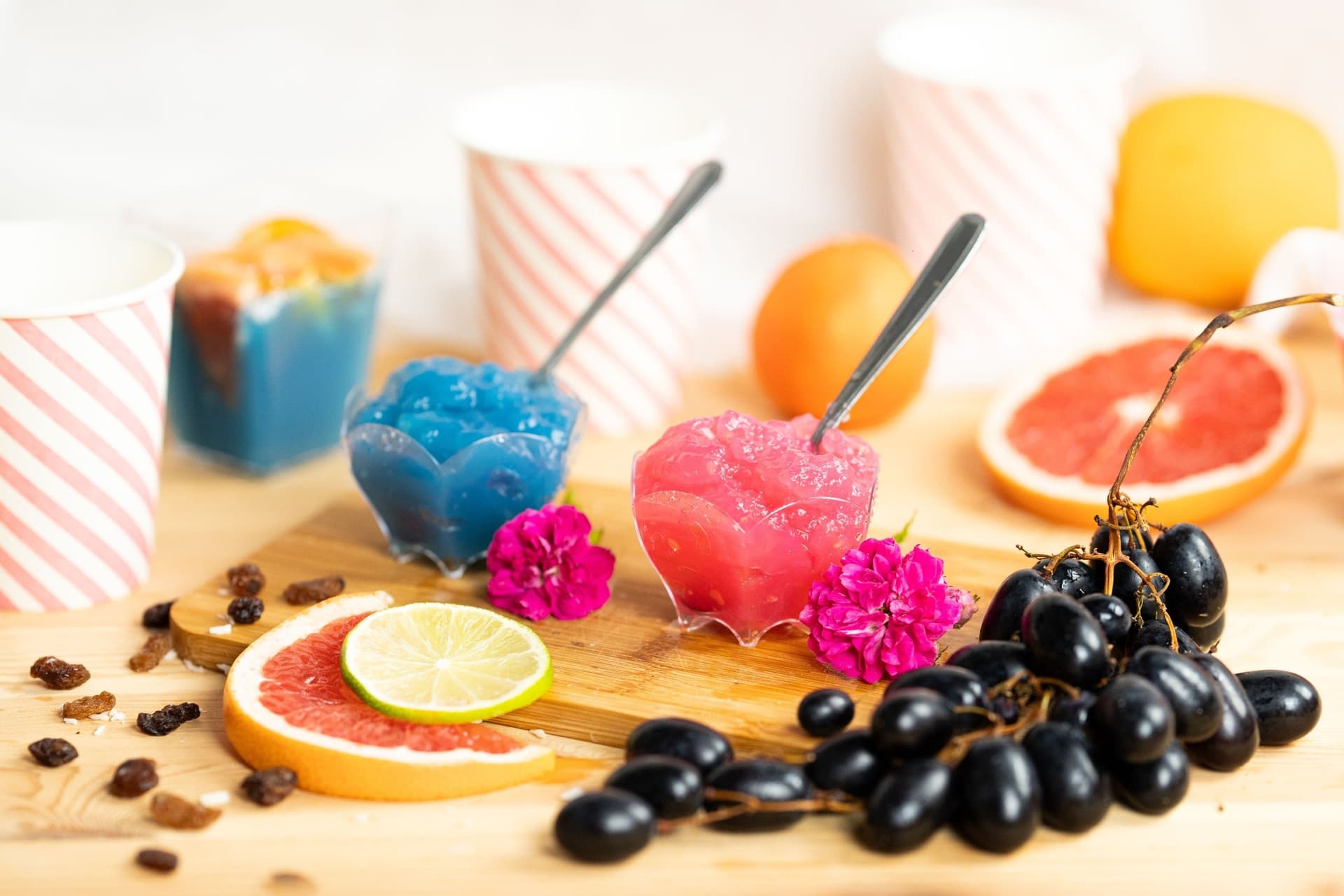 Pucharki plastikowe do przekąsek, deserów 90ml wielorazowe 24 szt.