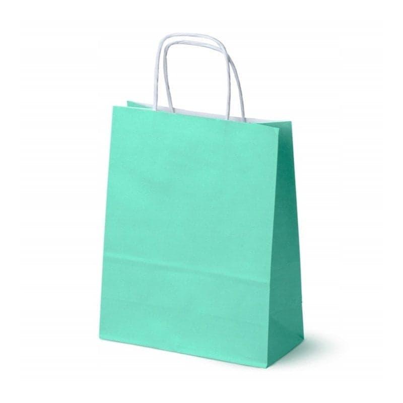 Papierowe torebki A5 18×8×22,5 cm - zestaw 25 lub 50 szt - kolory pastelowe - różne kolory