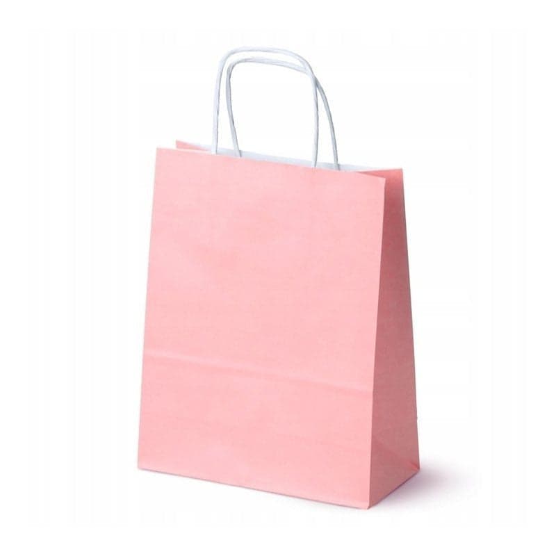 Papierowe torebki A5 18×8×22,5 cm - zestaw 25 lub 50 szt - kolory pastelowe - różne kolory