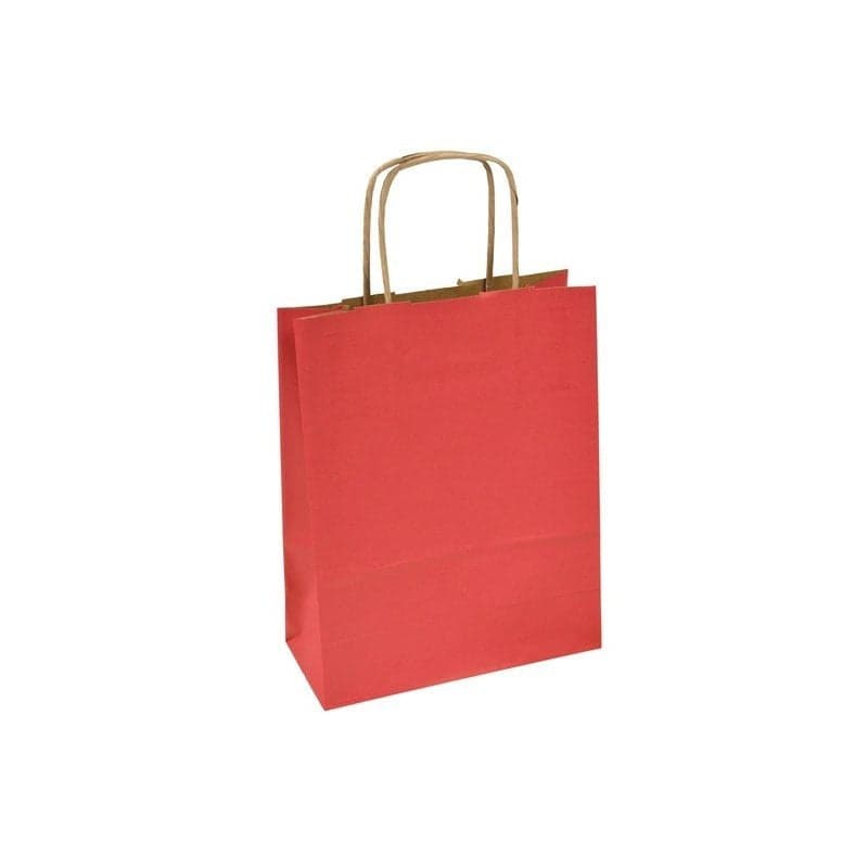 Papierowe torebki A5 18×8×22,5 cm - zestaw 25 lub 50 szt - kolory pastelowe - różne kolory