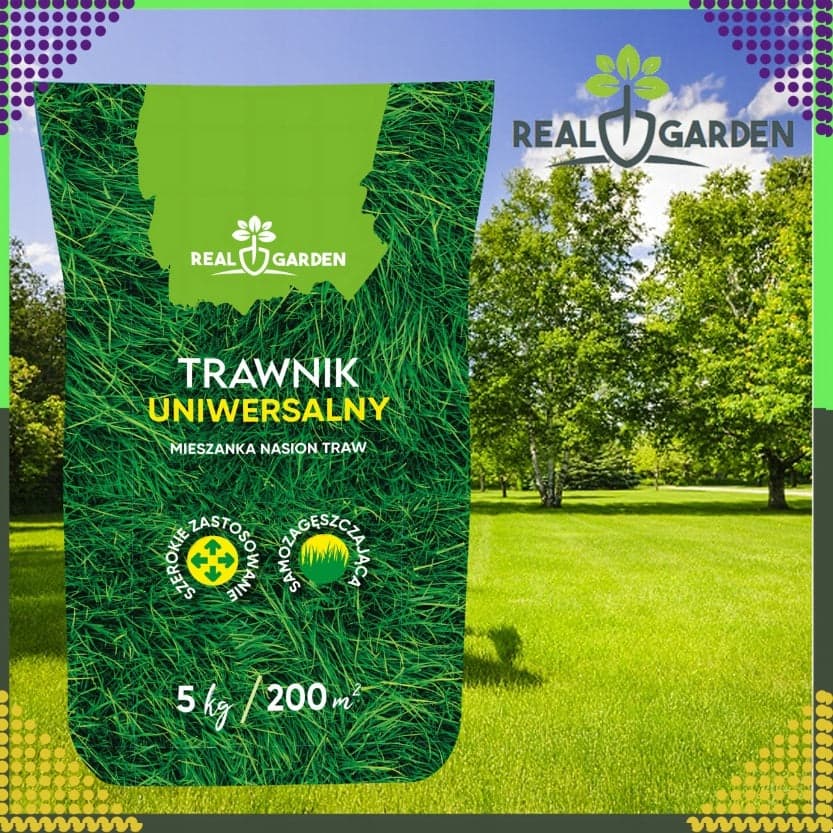 Uniwersalna trawa samozagęszczająca 5 kg – mieszanka odporna na deptanie