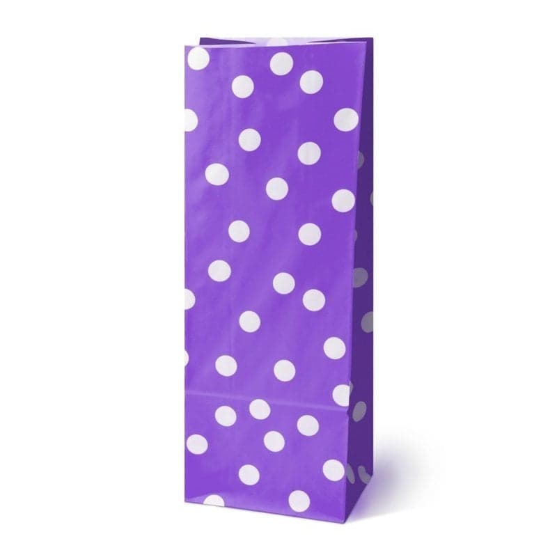 Torebki papierowe klockowe 10x7x26 cm różne kolory i ilości zestawów