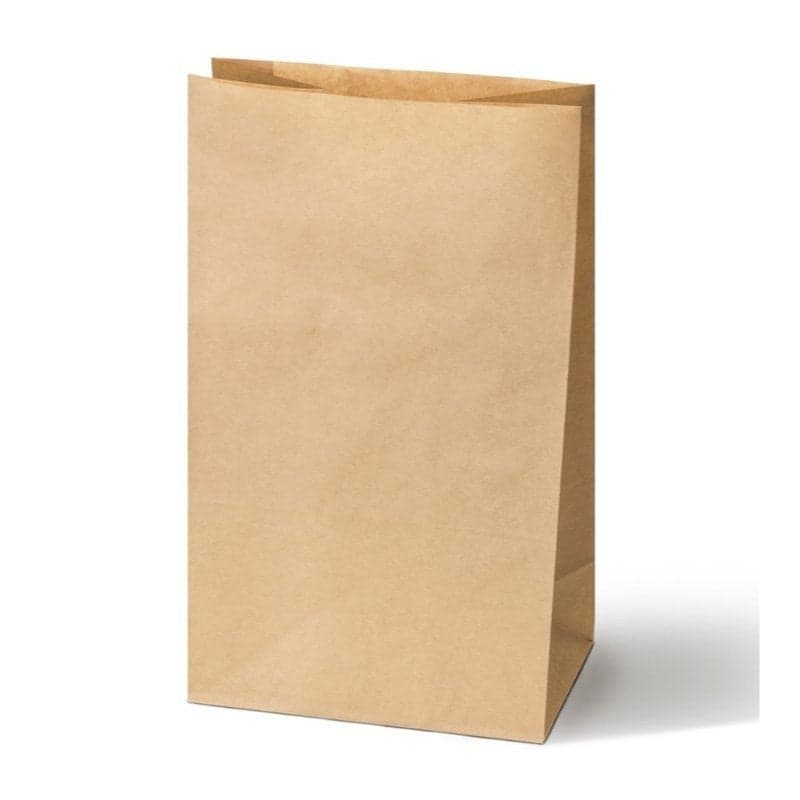 Torebki papierowe śniadaniowe kolorowe kraft różne kolory i ilości torby na słodycze pieczywo kanapki - 16x8x27 cm